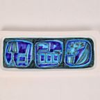Vintage Cakeschaal Henk Potters Keramiek Handmade '61 Schaal thumbnail 11