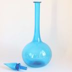 Empoli Glass Genie Bottle Tuscany 1960S thumbnail 3