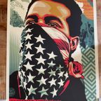 Shepard Fairey Obey Americat Riot, Signed And Dated By Artist thumbnail 10
