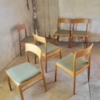 Set Van 6 Stoelen Van Henning Kjearnulf Voor Korup, 1960 thumbnail 2
