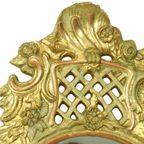 Grote Zweedse Spiegel Bladgoud Verguld Klassiek Rococo Stijl 119cm thumbnail 17