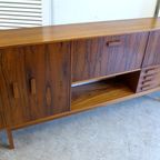Prachtig Vintage Palissander Highboard Buffet 242 Cm thumbnail 7