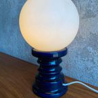 Space Age Paars Keramiek Mushroom Lamp thumbnail 8