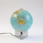 Illuminated Scan Globe, Denmark 1980S thumbnail 3