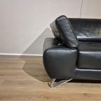 Belform Ibiza Hoekbank - Zwart - Leder - Design - Zgan thumbnail 12