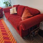 Romantiek Rode Sofa Set Van 3-4 + 2-3 Zitplaatsen thumbnail 5