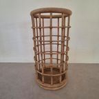 Mid Century Bamboo Rotan Paraplubak thumbnail 4
