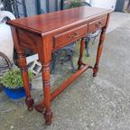 Klassieke Engelse Sidetable, Wandtafel, Console thumbnail 4