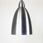 Dutch Design - Dijkstra Holland - Model Vesta 2 - Geborsteld Aluminium - 80'S thumbnail 2