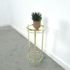 Messing Plantentafel Met Glazen Blad thumbnail 8