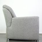 Design Leolux Fauteuil Model Fidamigo In Een Dikke Grijze Stof thumbnail 4