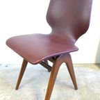 Prachtige Vintage Uitschuifbare Tafel Met 5 Retro Stoelen thumbnail 10