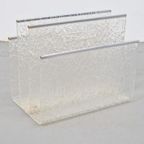 Vintage Lectuurbak Plexiglas Chroom Acrylic ‘60 Regency Rare thumbnail 5