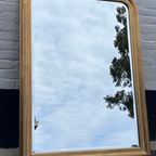 Goudkleurige Deknudt Toogspiegel Met Facet Geslepen Glas, 110 Cm Hoog thumbnail 2