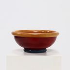 Postmodern Italian Wooden Bowl By Pietro Manzoni 1980S thumbnail 3