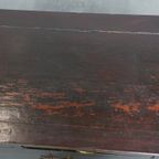 Antiek Houten Chinees Dressoir/ Altaar In Een Warme Donkere Kleur En Mooie Details thumbnail 15
