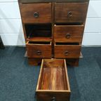 Rustieke Vintage Houten Ladekast Wandkast thumbnail 3