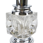 Ice Cube Tafellamp Peill Putzler Design Kristal Duitsland Seventies Schade thumbnail 16