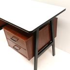 Vintage Bureau Met Lades En Formica Blad Uit De Jaren ’70 thumbnail 4