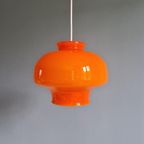 Vintage Oranje Opaline Hanglamp, Jaren 60-70 thumbnail 6