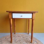 Brocante Vintage Keuken Tafeltje Met Formica Blad, Tafel thumbnail 6