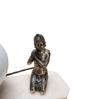 Art Deco Lamp Met Een Dame thumbnail 5