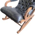 Vintage Chesterfield Fauteuil / Schommelstoel / Loungestoel thumbnail 2