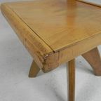 Houten Kinderstoel, Draaistoel, Schoolstoel, Jaren 50 thumbnail 22