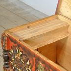 Folk Art Bruidskist, Circa 1850 thumbnail 6