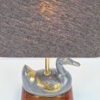 Vintage Eend Tafellamp Messing Mid Century ´70 Regency Lamp thumbnail 2