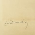 Grote Kleuren Litho Leon Danchin Jachthond Spaniël 68x55cm thumbnail 6