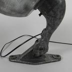 Industriele Aluminium Straatlamp, Wandlamp, Jaren 50 thumbnail 4