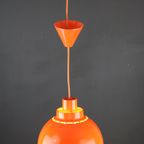 Iconische Oranje Plastic Space Age Lamp Van Nordisk Solar Compagny Ontworpen Door K. Kewo *** Jar thumbnail 8