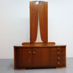 Vintage Kaptafel | Jaren 60 | Drieluik Spiegel thumbnail 4