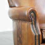 Comfortabele Schapenleren Fauteuil/ Armchair Met Een Karakteristieke Uitstraling thumbnail 11