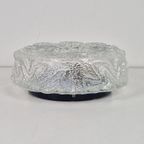 Vintage Ice Glass Plafondlamp Glas Plafonniere Lamp '60 thumbnail 3