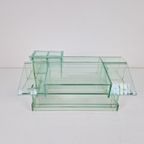 Vintage Glazen Designobject Modernist Modelhuis Uniek Glas thumbnail 2