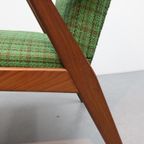 Vintage Fauteuil Teakhout Groen thumbnail 13