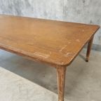 Antieke Tafel Uit Een Frans Kasteel Eiken 150 X 370 Cm thumbnail 16