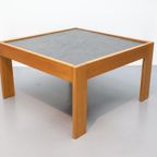 Vintage Salontafel | Leisteen | Eiken Frame thumbnail 9
