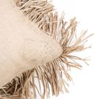 Bazar Bizar |de Jute Bonita Kussenhoes - Naturel - 30x50 thumbnail 4