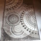 Retro Vloerkleed Taupe Creme Bruin Mandala Vloerkleed thumbnail 2