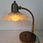 Jaren 30 Art Deco Bureau Lamp Notaris Lamp thumbnail 3