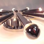 Verchroomde Sciolari Plafondlamp Met 10 Lichtpunten, Boulanger, Jaren 60 thumbnail 13