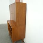 A.m.t. Fineer Kast Met Open Vakken, Vintage Wandkast thumbnail 13