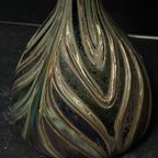 Antieke Art Nouveau Glazen Vaas thumbnail 8
