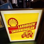 Supermooie Shell Lichtbak Reclame Landbouw Smeermiddelen🚜 thumbnail 5