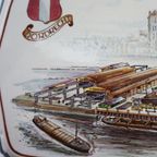 Keramiek Plateau Montan Haven Dordrecht Door Schoonhoven 1956 thumbnail 2