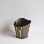 Vintage Modernist Embossed Copper Cachepot, 1950S. thumbnail 6