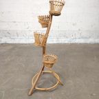 Vintage Rotan Plantenstaander thumbnail 4